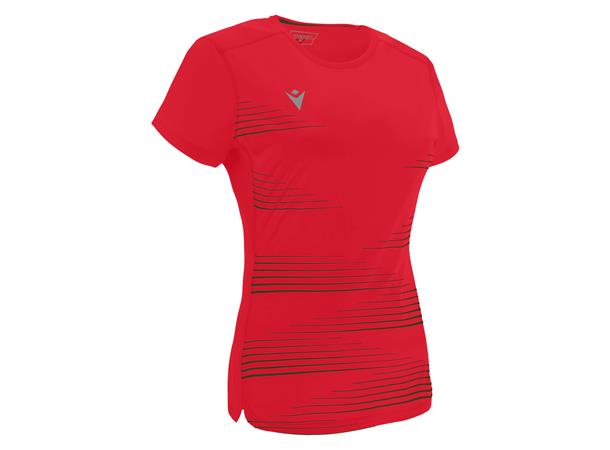 Irma Shirt Dame RED/BLK XS Teknisk løpe t-skjorte til dame 