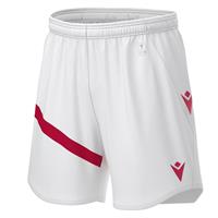 Shen Eco Match Day Shorts WHT/RED 3XS Teknisk shorts i ECO-tekstil - Unisex